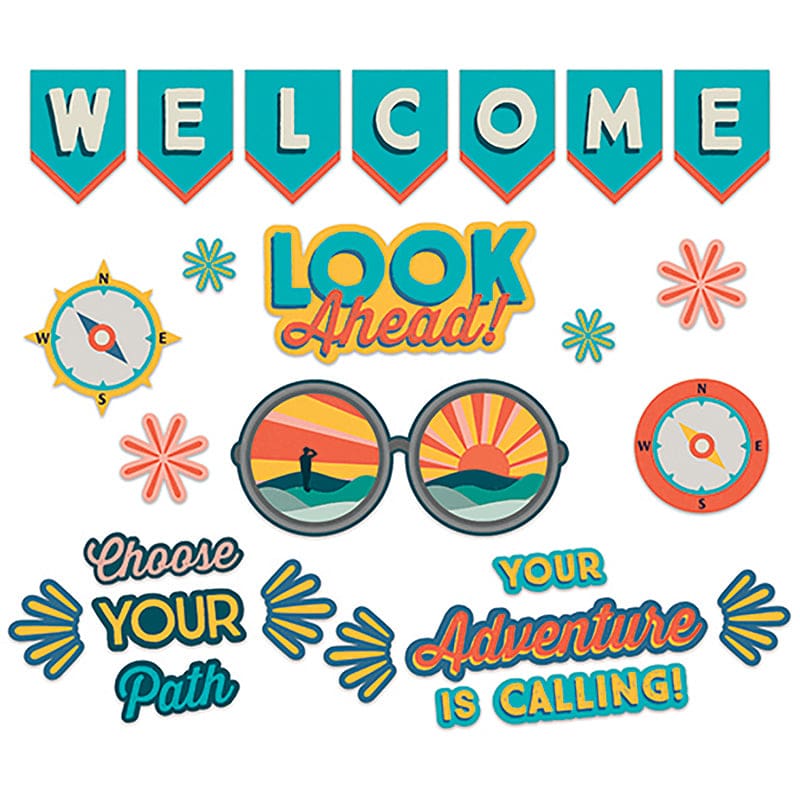 Adventurer Look Ahead Welcome Bbs (Pack of 3) - Classroom Theme - Eureka