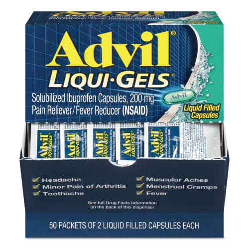 Advil Liqui-gels Two-pack 50 Packs/box - Janitorial & Sanitation - Advil®