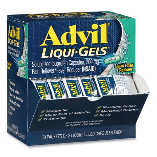 Advil Liqui-gels Two-pack 50 Packs/box - Janitorial & Sanitation - Advil®