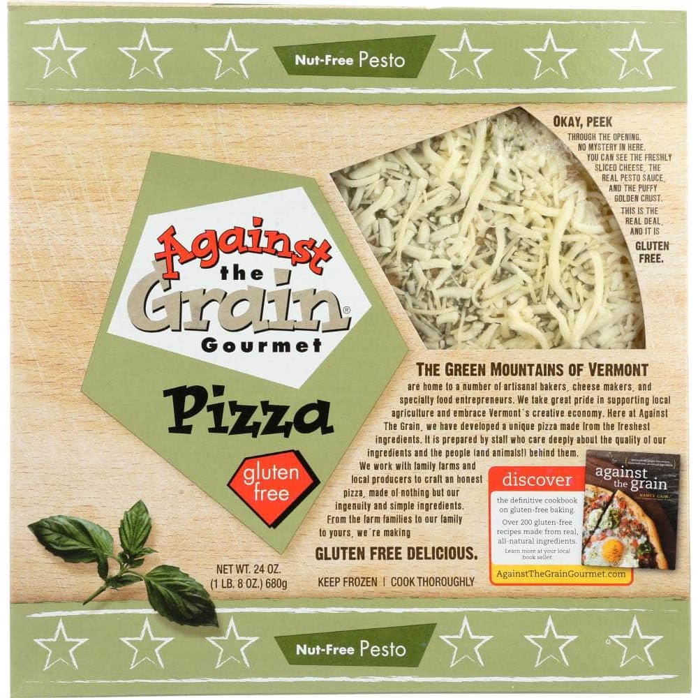 Against The Grain Gourmet Against The Grain Gluten Free Pesto Pizza, 24 oz