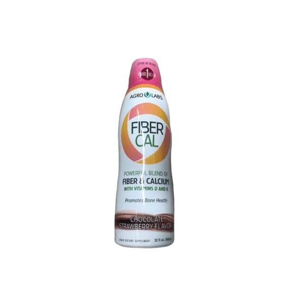 Agro Labs Fiber Cal, Chocolate Strawberry, 32 fl. oz. - ShelHealth.Com