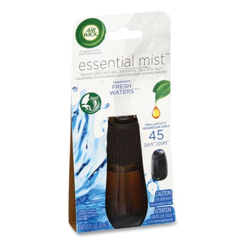 Air Wick Essential Mist Refill Fresh Water Breeze 0.67 Oz Bottle 6/carton - Janitorial & Sanitation - Air Wick®