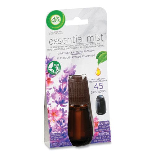 Air Wick Essential Mist Refill Lavender And Almond Blossom 0.67 Oz Bottle 6/carton - Janitorial & Sanitation - Air Wick®