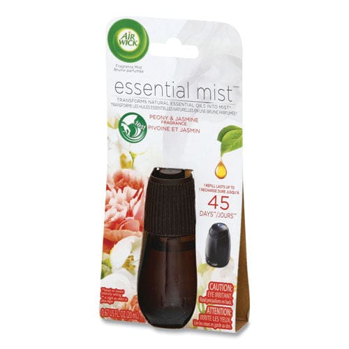 Air Wick Essential Mist Refill Peony And Jasmine 0.67 Oz Bottle 6/carton - Janitorial & Sanitation - Air Wick®