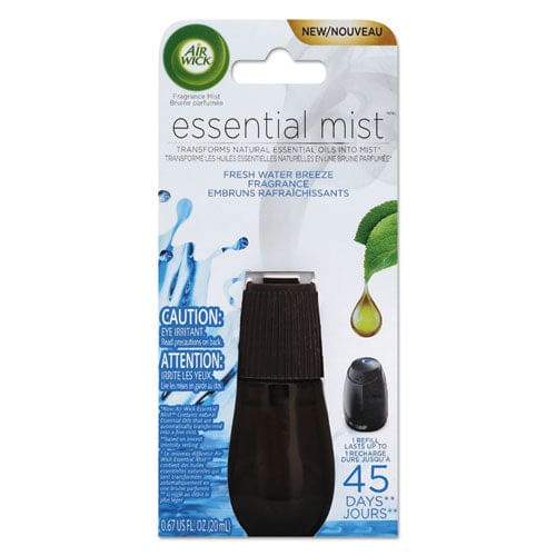 Air Wick Essential Mist Refill Peony And Jasmine 0.67 Oz Bottle 6/carton - Janitorial & Sanitation - Air Wick®