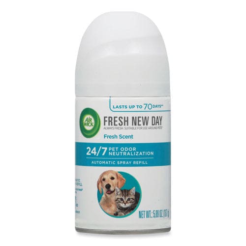 Air Wick Pet Odor Neutralization Automatic Spray Refill Fresh Scent 5.89 Oz Aerosol Spray 6/carton - Janitorial & Sanitation - Air Wick®