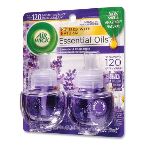 Air Wick Scented Oil Refill Lavender And Chamomile 0.67 Oz 2/pack - Janitorial & Sanitation - Air Wick®