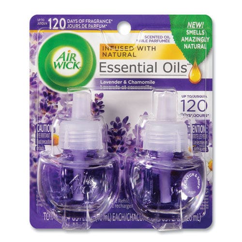 Air Wick Scented Oil Refill Lavender And Chamomile 0.67 Oz 2/pack - Janitorial & Sanitation - Air Wick®