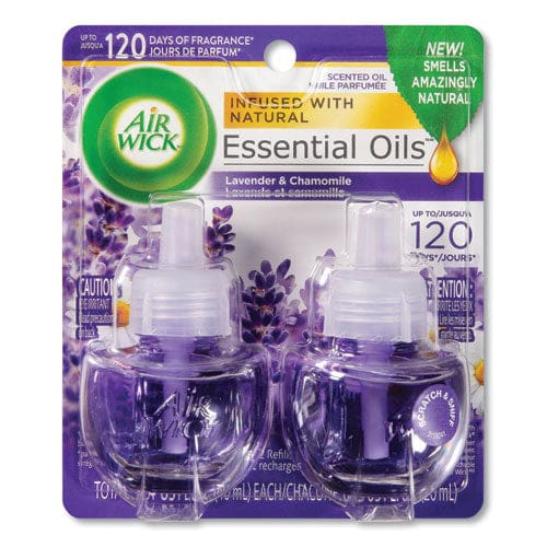 Air Wick Scented Oil Refill Lavender And Chamomile 0.67 Oz 2/pack - Janitorial & Sanitation - Air Wick®