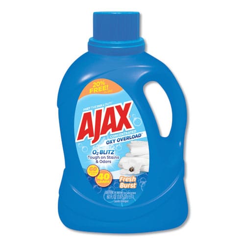 Ajax Laundry Detergent Liquid Stain Be Gone Linen And Limon Scent 40 Loads 60 Oz Bottle 6/carton - Janitorial & Sanitation - Ajax®