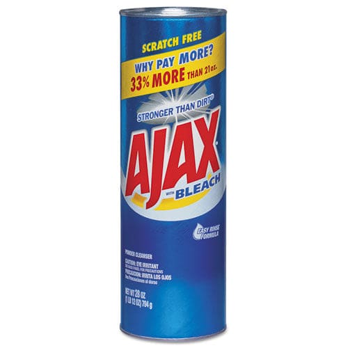 Ajax Powder Cleanser With Bleach 28 Oz Canister 12/carton - Janitorial & Sanitation - Ajax®