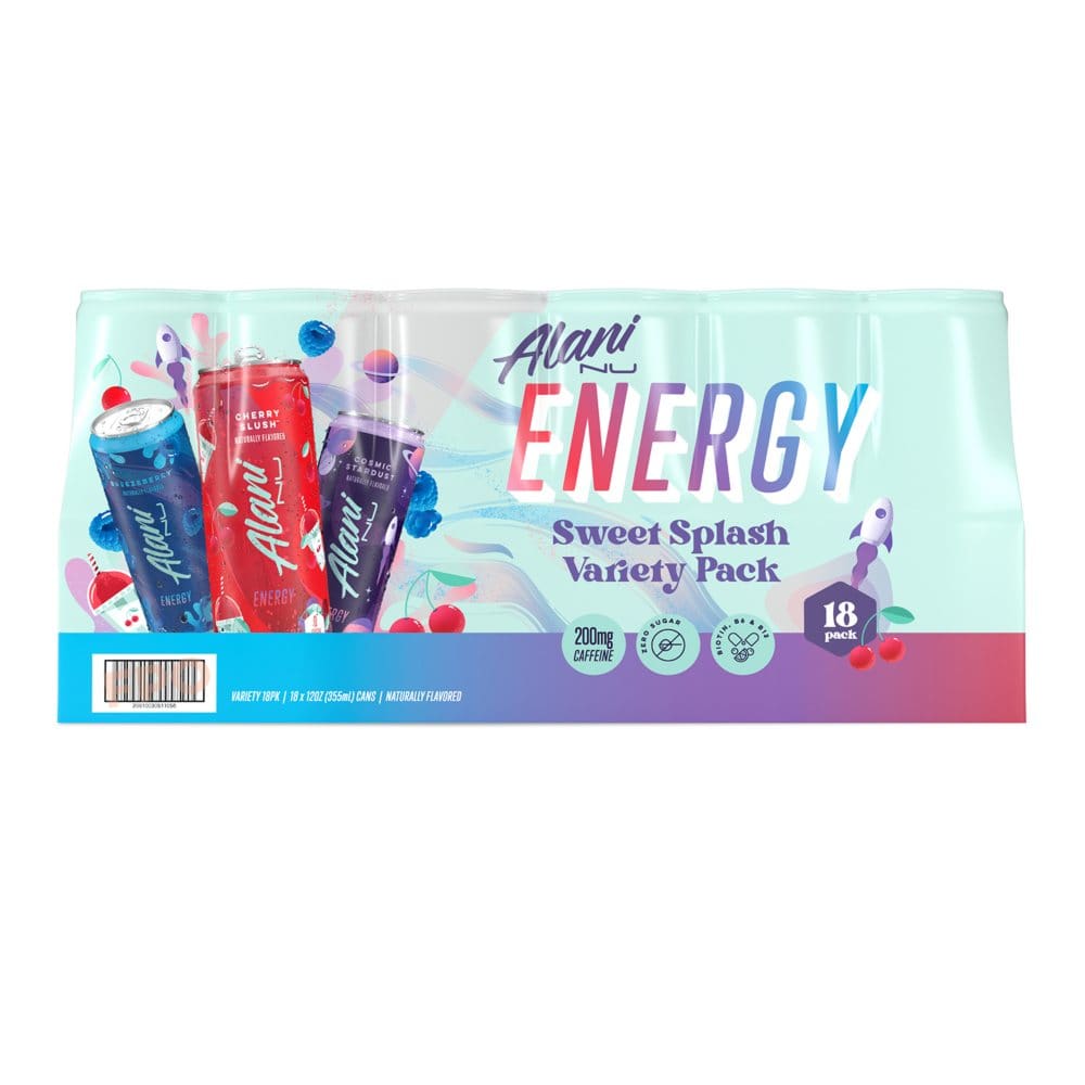 Alani Nu Energy Drink Variety Pack (12 fl. oz. 18 pk.) - Energy Drinks - Alani Nu