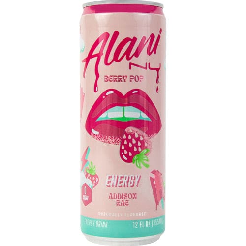 Alani Nu Energy Rtd Berry Pop 12 ea - Alani Nu