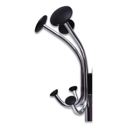 Alba Chromy Coat Stand 12 Knobs 16w X 16d X 70.5h Chrome/black - Furniture - Alba™