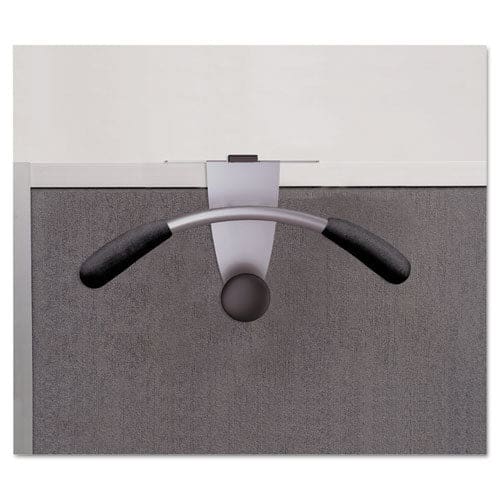 Alba Hanger Shaped Partition Coat Hook Metal/foam/abs Silver/black - Furniture - Alba™