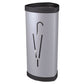 Alba Triangular Umbrella Stand Steel 10.25w X 10.25d X 23.67h Silver/black - Furniture - Alba™