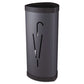 Alba Triangular Umbrella Stand Steel/plastic 10.25w X 10.25d X 23.67h Black - Furniture - Alba™