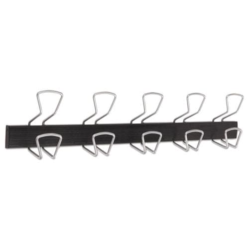 Alba Wall-mount Coat Hooks 29.92 X 2.95 X 6.45 Metal Silver 22 Lb Capacity - Furniture - Alba™