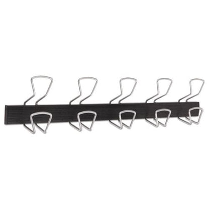 Alba Wall-mount Coat Hooks 29.92 X 2.95 X 6.45 Metal Silver 22 Lb Capacity - Furniture - Alba™