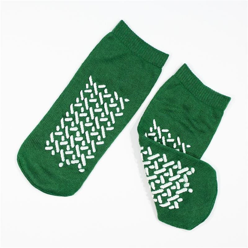 AlbaHealth Terry Tread Socks Xxl Green Pair (Pack of 6) - Apparel >> Stockings and Socks - AlbaHealth