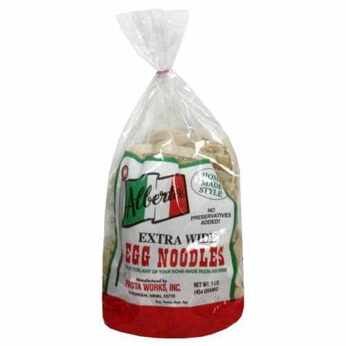 ALBERTOS Grocery > Meal Ingredients > Noodles & Pasta ALBERTOS: Noodle Egg Xwide, 16 oz