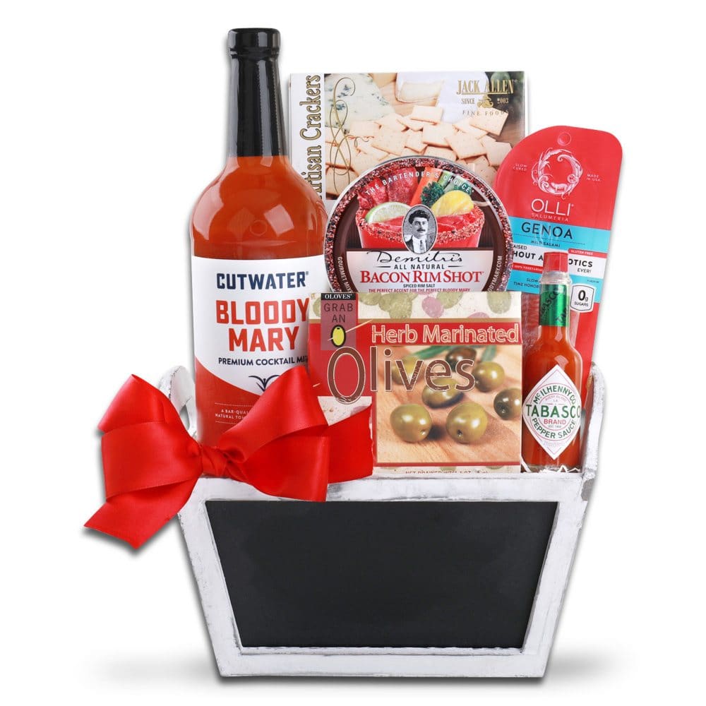 Alder Creek Gift Baskets Bloody Mary Gift Crate - Liquor - Alder Creek