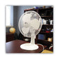 Alera 12 3-speed Oscillating Desk Fan Plastic White - Janitorial & Sanitation - Alera®