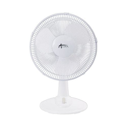 Alera 12 3-speed Oscillating Desk Fan Plastic White - Janitorial & Sanitation - Alera®