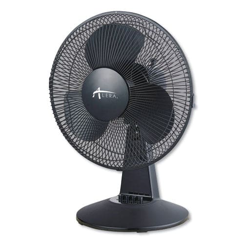 Alera 12 3-speed Oscillating Desk Fan Plastic White - Janitorial & Sanitation - Alera®