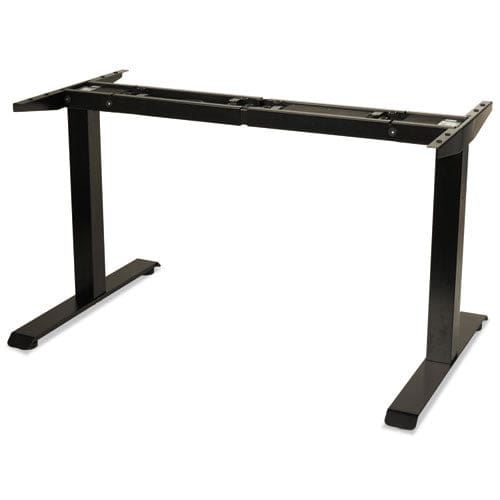 Alera 2-stage Electric Adjustable Table Base 48 To 72w X 24 To 36d X 27.5 To 47.2h Black - Furniture - Alera®