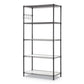 Alera 5-shelf Wire Shelving Kit With Casters And Shelf Liners 36w X 18d X 72h Silver - Office - Alera®