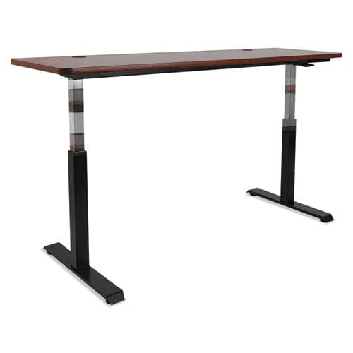 Alera Adaptivergo Pneumatic Height-adjustable Table Base 59.06w X 28.35d X 26.18 To 39.57h Black - Furniture - Alera®