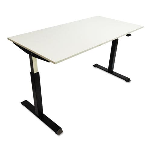 Alera Adaptivergo Pneumatic Height-adjustable Table Base 59.06w X 28.35d X 26.18 To 39.57h Black - Furniture - Alera®