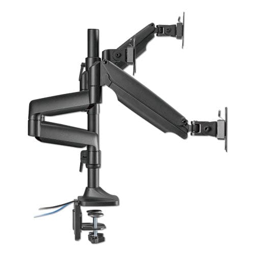 Alera Adaptivergo Triple Arm With Usb For 32 Monitors 360 Deg Rotation +90/-90 Deg Tilt 90 Deg Pan Black Supports 15.4 Lb - Furniture -