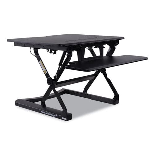 Alera Adaptivergo Two-tier Sit-stand Lifting Workstation 31.5 X 26.13 X 4.33 To 19.88 Black - Furniture - Alera®