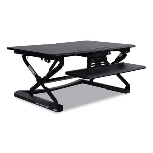 Alera Adaptivergo Two-tier Sit-stand Lifting Workstation 31.5 X 26.13 X 4.33 To 19.88 Black - Furniture - Alera®