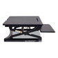 Alera Adaptivergo Two-tier Sit-stand Lifting Workstation 35.12 X 31.1 X 5.91 To 19.69 Black - Furniture - Alera®