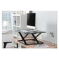 Alera Adaptivergo Ultra-slim Sit-stand Desk 31.33 X 21.63 X 1.5 To 16 Black - Furniture - Alera®