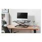 Alera Adaptivergo Ultra-slim Sit-stand Desk 31.33 X 21.63 X 1.5 To 16 Black - Furniture - Alera®