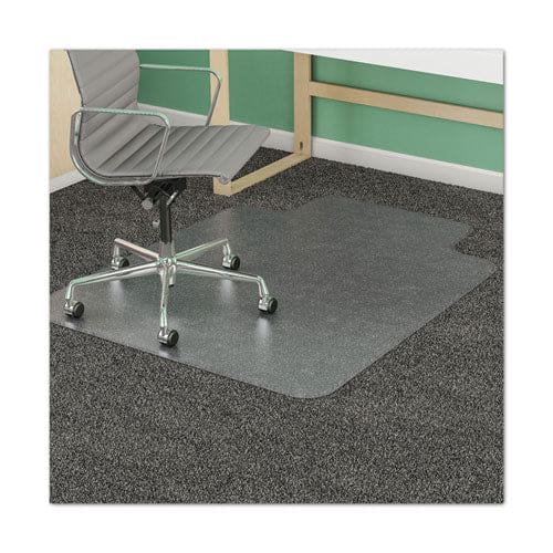 Alera All Day Use Non-studded Chair Mat For Hard Floors 36 X 48 Lipped Clear - Furniture - Alera®