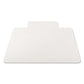 Alera All Day Use Non-studded Chair Mat For Hard Floors 45 X 53 Wide Lipped Clear - Furniture - Alera®