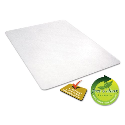 Alera All Day Use Non-studded Chair Mat For Hard Floors 46 X 60 Rectangular Clear - Furniture - Alera®