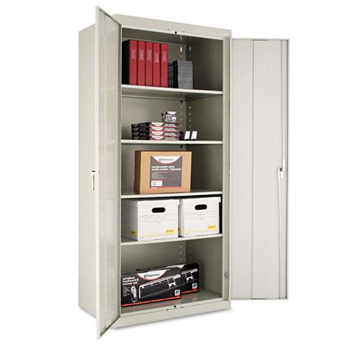 Alera Assembled 72 High Heavy-duty Welded Storage Cabinet Four Adjustable Shelves 36w X 18d Light Gray - Furniture - Alera®