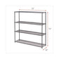 Alera Ba Plus Wire Shelving Kit Four-shelf 72w X 18d X 72h Black Anthracite Plus - Office - Alera®