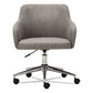 Alera Alera Captain Series Mid-back Chair Supports Up To 275 Lb 17.5 To 20.5 Seat Height Gray Tweed Seat/back Chrome Base - Furniture -