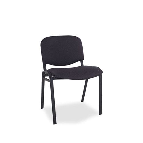 Alera Alera Continental Series Stacking Chairs Supports Up To 250 Lb 19.68 Seat Height Black 4/carton - Furniture - Alera®