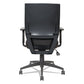 Alera Alera Eb-t Series Synchro Mid-back Flip-arm Chair Supports Up To 275 Lb 17.71 To 21.65 Seat Height Black - Furniture - Alera®