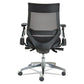 Alera Alera Eb-w Series Pivot Arm Multifunction Mesh Chair Supports 275 Lb 18.62 To 22.32 Seat Black Seat/back Aluminum Base - Furniture -