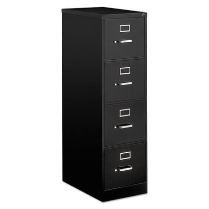 Alera Economy Vertical File 4 Letter-size File Drawers Black 15 X 25 X 52 - Furniture - Alera®