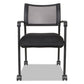 Alera Alera Eikon Series Stacking Mesh Guest Chair 20.86 X 24.01 X 33.07 Black Seat Black Back Black Base 2/carton - Furniture - Alera®